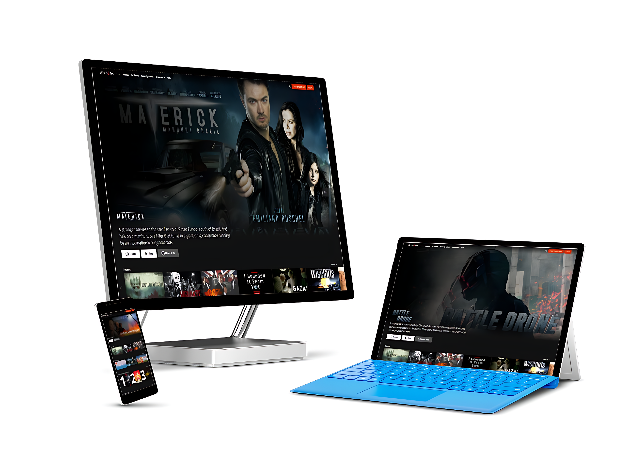 DreamaX OTT Desktop & Mobile App